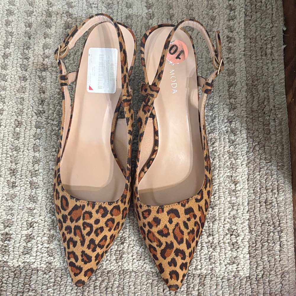 Vince Camuto Leopard Print Heels